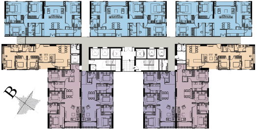 mặt bằng tòa a2, tầng 32 - 34