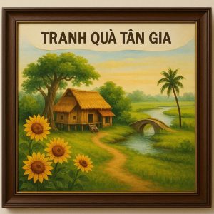 tranh quà tân gia